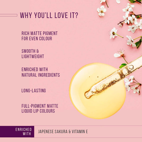 Lotus Proedit Liquid Matte Lip Color 8G Plc09