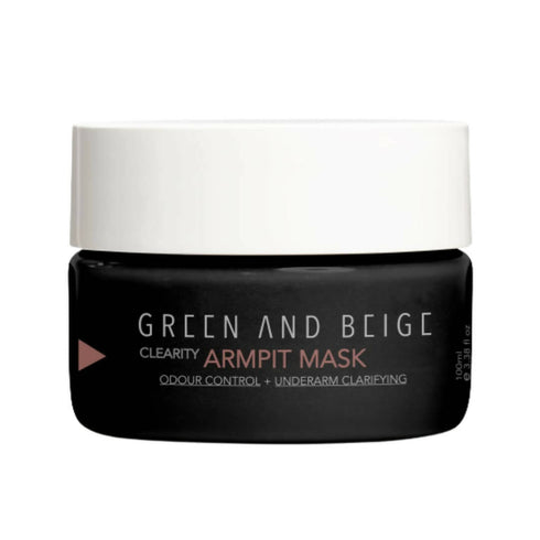 Green And Beige Armpit Mask For Underarms
