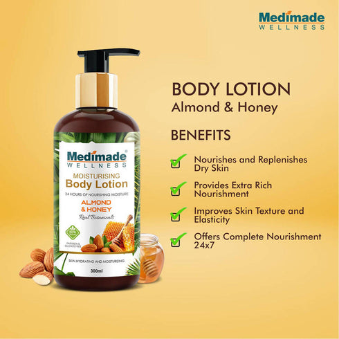 Medimade Wellness Almond and Honey Moisturising Body Lotion