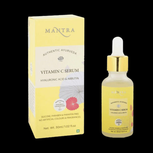 Mantra Herbal Vitamin C Serum With Hyaluronic Acid and Arbutin