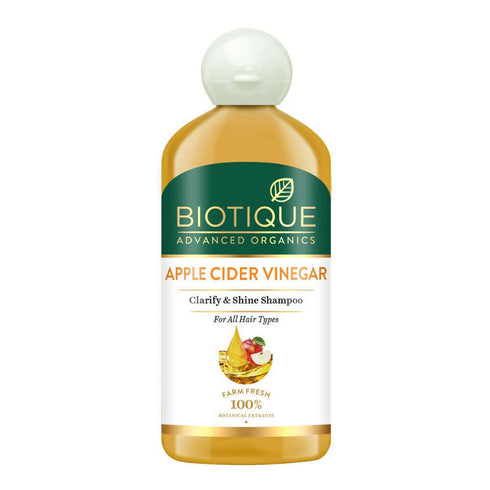 Biotique Advanced Organics Apple Cider Vinegar Clarify & Shine Shampoo 300g