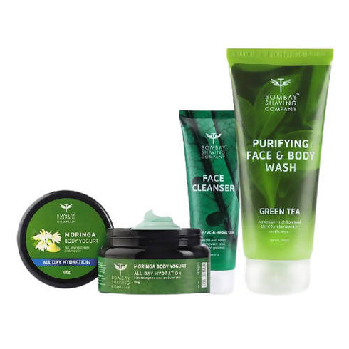 Bombay Shaving Company green Skincare Essentials Combo