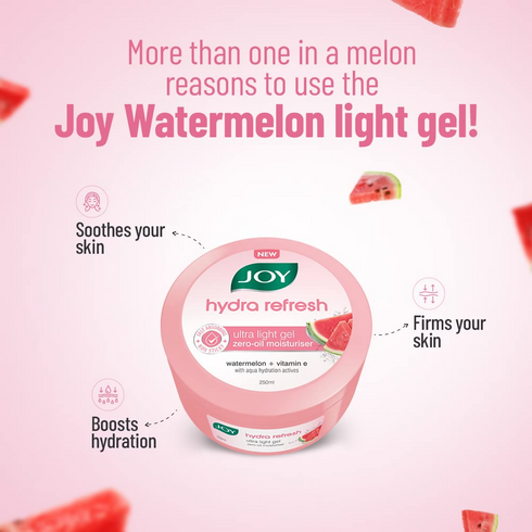 Joy Hydra Refresh Ultra Light Gel With Watermelon And Vitamin E