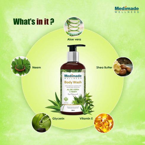 Medimade Wellness Aloevera & Neem Body Wash