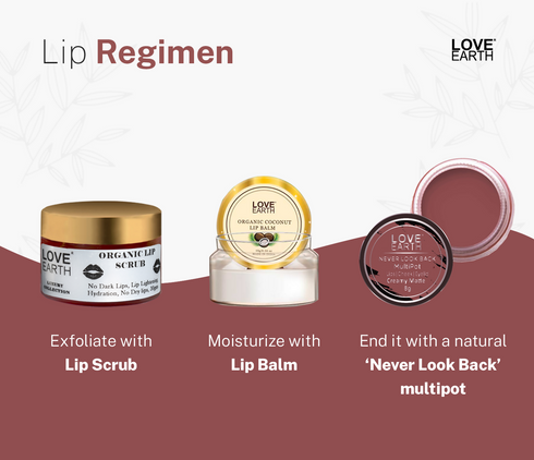 Love Earth Lip Tint and Cheek Tint Multipot Combo |Ruby Pink and Raspberry Pink