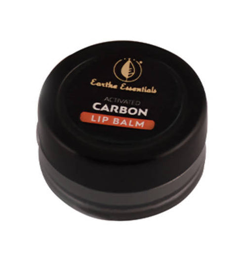 Earthe Essentials Activated Carbon Lip Balm Peach Flavour