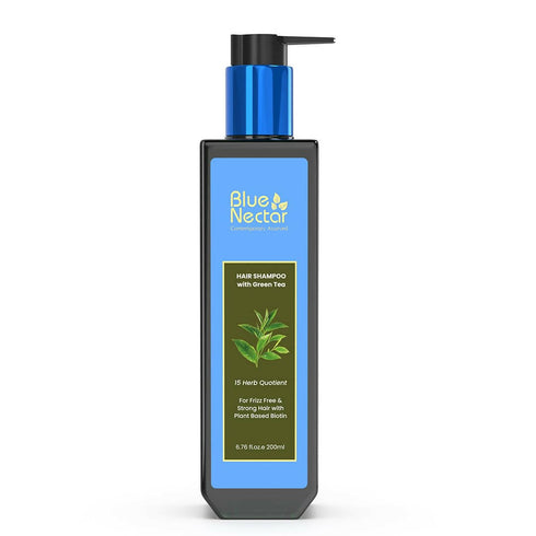Blue Nectar Anti Frizz Hair Shampoo with Green Tea