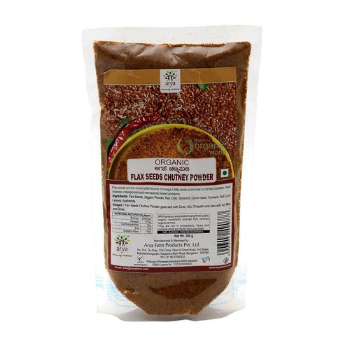 Arya Farm Flax Seeds Chutney Powder