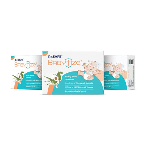 RxSafe Babytize Baby Soap Aloe Vera and Avocado