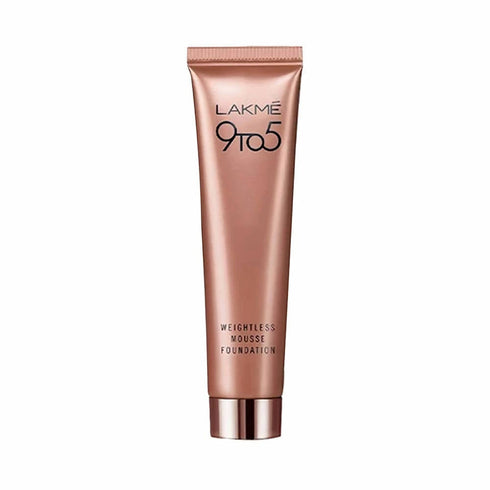 Lakme 9To5 Weightless Mousse Foundation | Warm Mocha