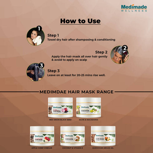 Medimade Wellness Moroccan Argan Oil Hair Mask