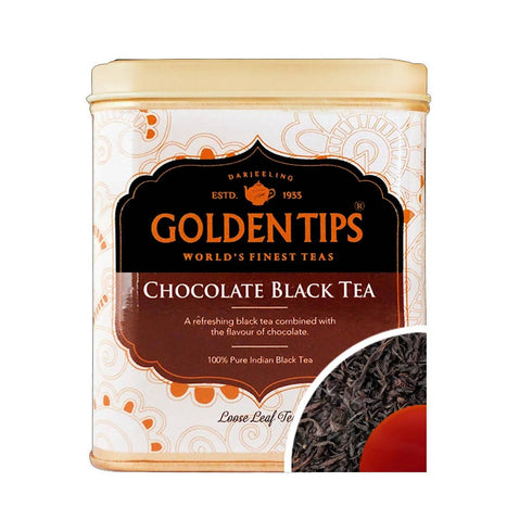 Golden Tips Chocolate Black Tea Tin Can