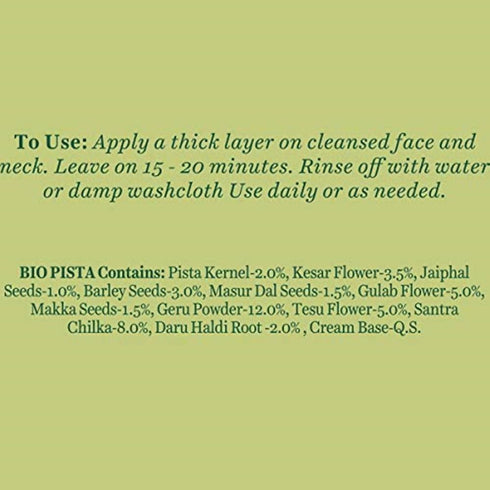 Biotique Bio Pistachio Youthful Nourishing & Revitalizing Face Pack