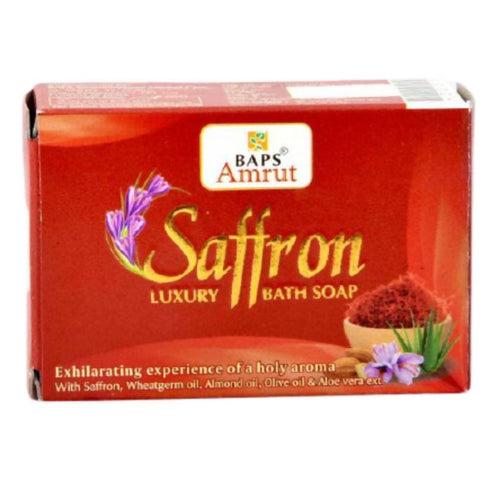 Baps Amrut Saffron Luxury Bath Soap 100g