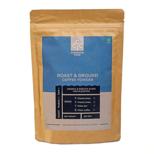 Conscious Food Roast & Ground Filter Coffee Powder