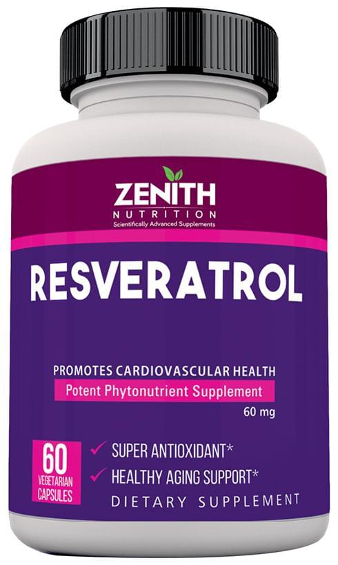 Zenith Nutrition Resveratrol Grape Seed Extact and Redwine Extract Capsule 60 capsules
