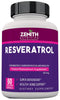 Zenith Nutrition Resveratrol Grape Seed Extact and Redwine Extract Capsule 60 capsules