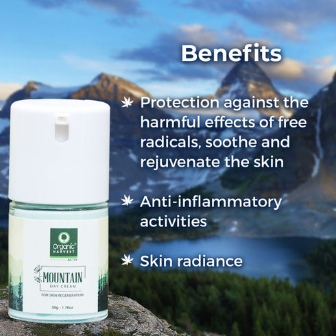 Organic Harvest Mountain Day Cream For Skin Regeneration