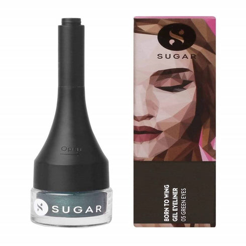 Sugar Born To Wing Gel Eyeliner Green Eyes | Dark Green/Deep Green