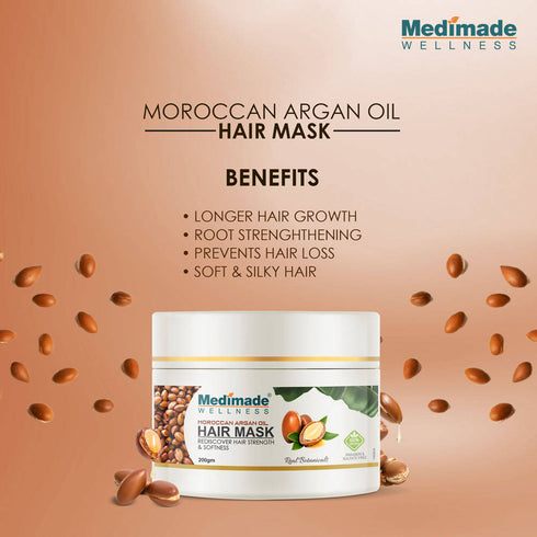 Medimade Wellness Moroccan Argan Oil Hair Mask