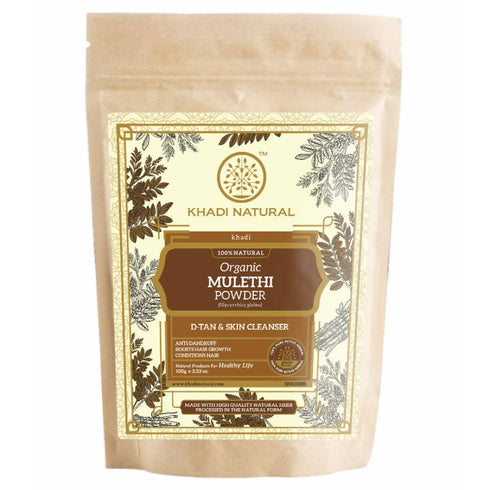 Khadi Natural Organic Mulethi Powder 100g