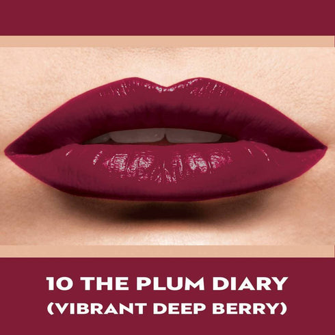 Sugar Never Say Dry Creme Lipstick The Plum Diary | Vibrant Deep Berry