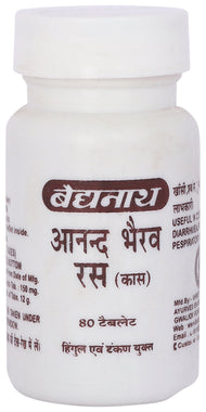 Baidyanath Anand Bhairav Ras (Kas) 80 Tablet