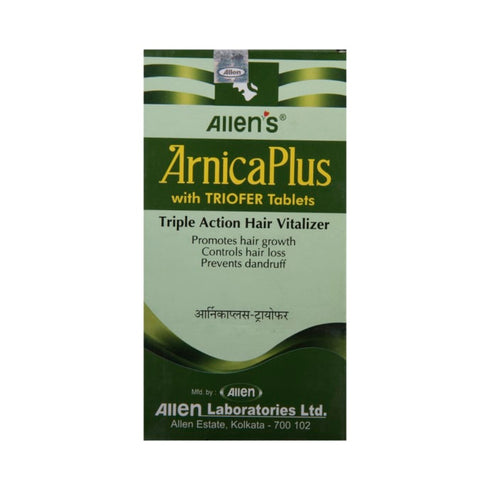 Allen's Arnica Plus Hair Vitalizer + Triofer 50 Tablets packet of 1 Kit