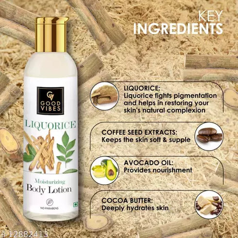 Good Vibes Liquorice Brightening Body Lotion 200ml