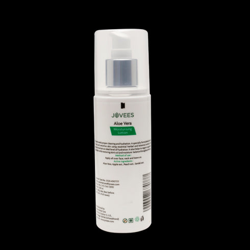 Jovees Herbal Aloe Vera Moisturising Lotion | With Sandal And Peach Extract