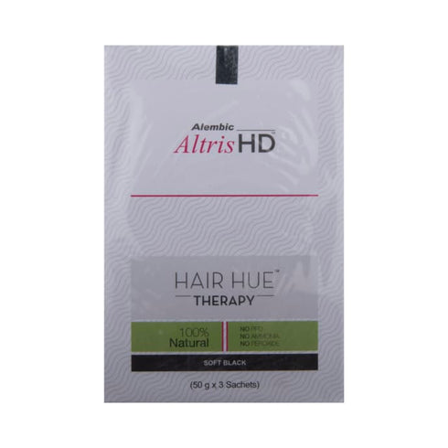 Altris HD Hair Hue Therapy Soft Black packet of 3 Sachets