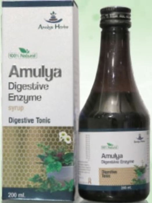 Amulya Digestive Enzyme Syrup bottle of 200 ml Syrup