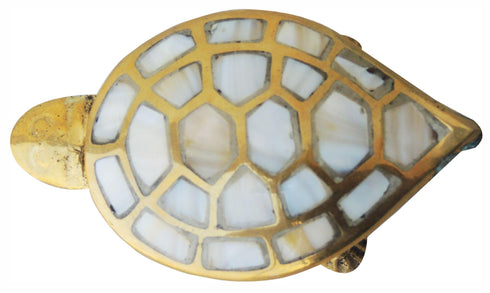 Brass Showpiece Tortoise | Kachua Statue 0.231kg