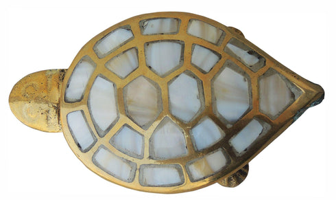 Brass Showpiece Tortoise | Kachua Statue 0.316kg