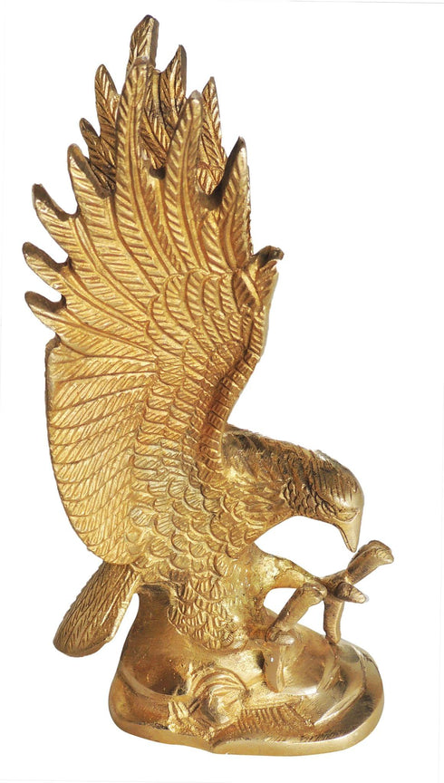 Brass Showpiece Eagle Statue 1.5kg