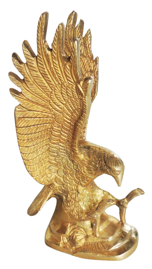 Brass Showpiece Eagle Statue 1.5kg