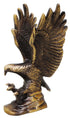 Brass Antique Showpiece Eagle Statue 1.12kg