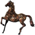 Brass Showpiece Small Horse Statue 6.16kg