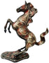 Brass Showpiece Jumping Horse Statue 7.36kg