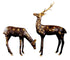 Brass Showpiece Big Deer Pair Statue 23.68kg
