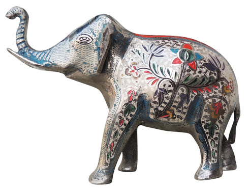 Brass Showpiece Elephant Statue 2.03kg