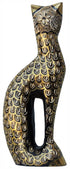 Brass Showpiece Cat Statue 0.424kg