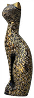 Brass Showpiece Cat Statue 0.404kg