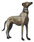 Brass Showpiece Dog Statue 1.24kg