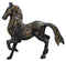 Brass Showpiece Running Horse Statue 1.84kg