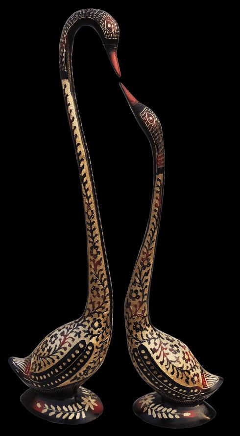 Brass Showpiece Duck Pair 6.44kg