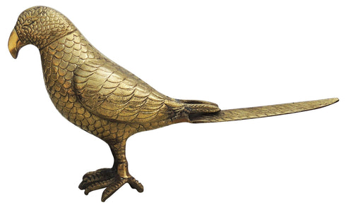 Brass Showpiece Table Decor Parrot Statue 1.58kg