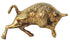 Brass Showpiece Bull Statue 0.54kg