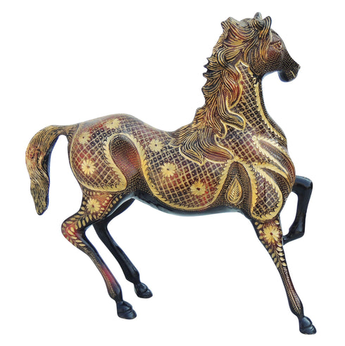 Brass Showpiece Horse 5.86kg