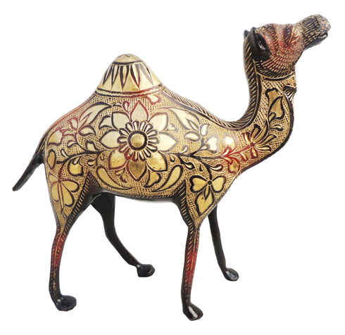Brass Showpiece Camel Statue 0.74kg